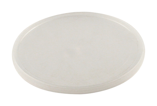 White 2.5 qt Plastic Bucket Lid - No. 5M6 White 2.5 qt Plastic Bucket Lid - No. 5M6