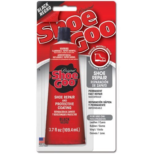 Shoe Goo Black Shoe Repair and Protective Coating 3.7 oz - No. 110212 Shoe Goo Black Shoe Repair and Protective Coating 3.7 oz - No. 110212