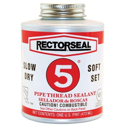 No. 5® Pipe Thread Sealant 1/2 Pint - No. 4038717 No. 5® Pipe Thread Sealant 1/2 Pint - No. 4038717