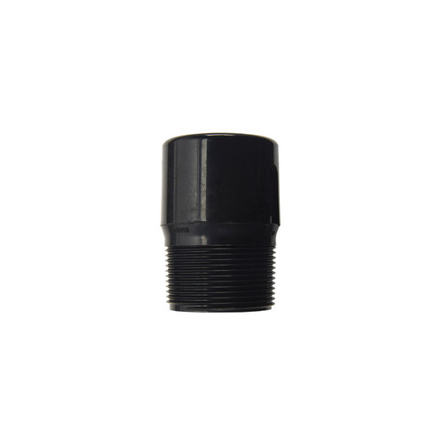 B & K Trap Vent, 1-1/2" MPT, ABS Black - No. 995-001