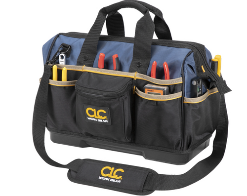 CLC 19 in. W X 16 in. H Ballistic Polyester Big Mouth Tote Bag 23 pocket Multicolored  - No. PB1563 CLC 19 in. W X 16 in. H Ballistic Polyester Big Mouth Tote Bag 23 pocket Multicolored  - No. PB1563