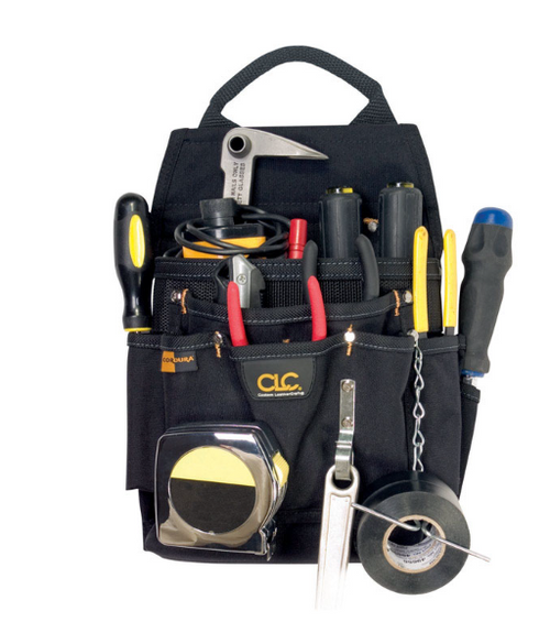 CLC 4 in. W X 14.25 in. H Ballistic Nylon Tool Pouch 12 pocket Black - No. 5505 CLC 4 in. W X 14.25 in. H Ballistic Nylon Tool Pouch 12 pocket Black - No. 5505