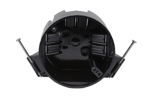 20 cu in Round Polycarbonate Ceiling Box Black - No. EZ20CN