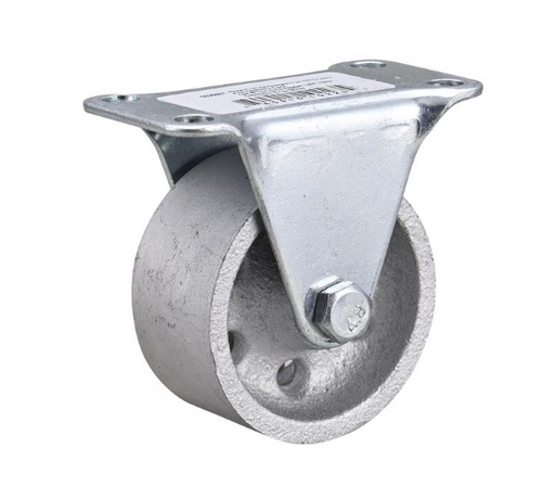 2 in. D Cast Iron Rigid Caster 125 lb 1 pk - No. 9182