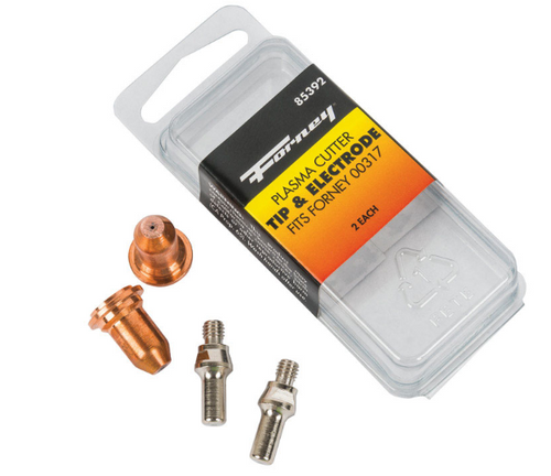 7.75 in. L X 2 in. W Plasma Cutter Tip and Electrode Set 4 pc - No. 85392
