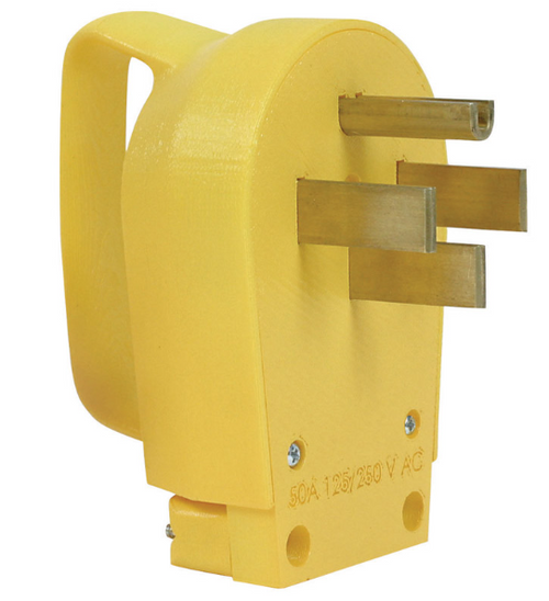 2.9 in. 50 amps RV Male Plug Replacement 50 AMP - No. 55255