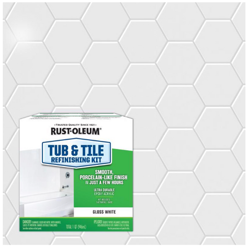 Specialty Gloss White Tub and Tile Refinishing Kit Interior 1 qt - No. 384165