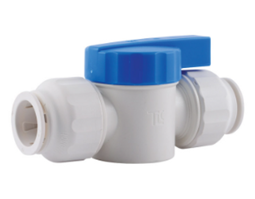 Quick Connect Push to Connect 3/4 in. CTS X 3/4 in. D CTS Stop Valve - No. 25651 Quick Connect Push to Connect 3/4 in. CTS X 3/4 in. D CTS Stop Valve - No. 25651