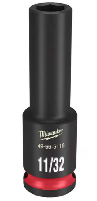 SHOCKWAVE Impact Duty™ 3/8" Drive 11/32" Deep 6 Point Socket - No. 49-66-6118