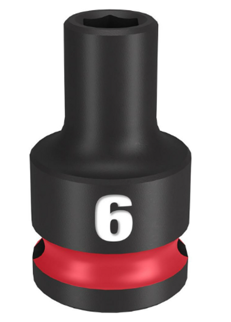 SHOCKWAVE Impact Duty™ 3/8"Drive 6MM Standard 6 Point Socket - No. 49-66-6130