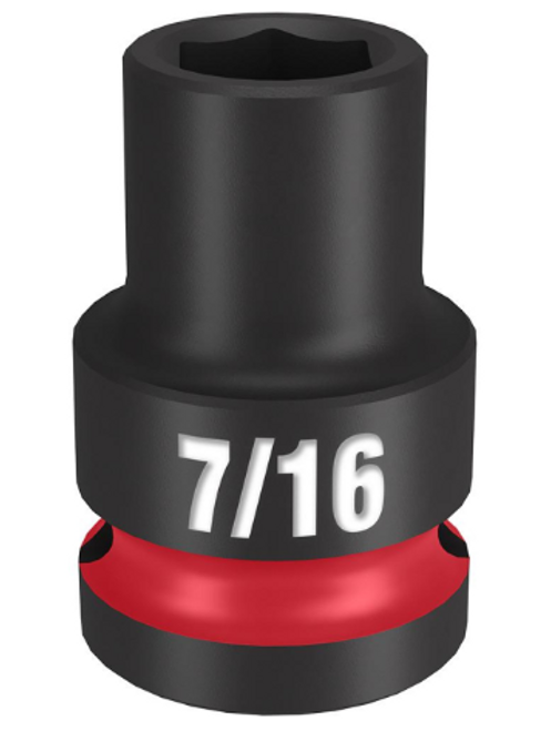 SHOCKWAVE Impact Duty™ 1/2"Drive 7/16" Standard 6 Point Socket - No. 49-66-6201