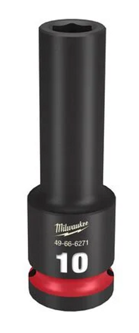 SHOCKWAVE Impact Duty™ 1/2"Drive 10MM Deep 6 Point Socket - No. 49-66-6271