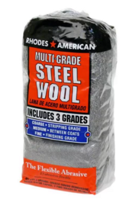 3 Grade Medium/Coarse/Fine Steel Wool Pad 12 pk - No. 10121114 3 Grade Medium/Coarse/Fine Steel Wool Pad 12 pk - No. 10121114