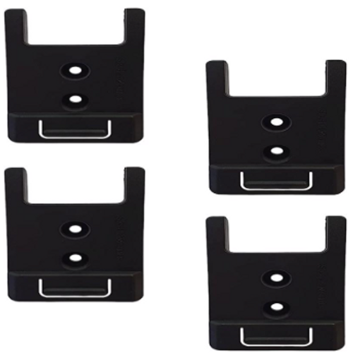 Tool Holders Compatible with Craftsman; Black ABS Tool Holder 4 pk - No. TM-CM20-BLK-4