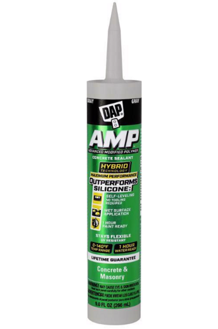 AMP Gray Polymer Advanced Hybrid Self-Leveling Sealant 9 oz- No. 7079800764
