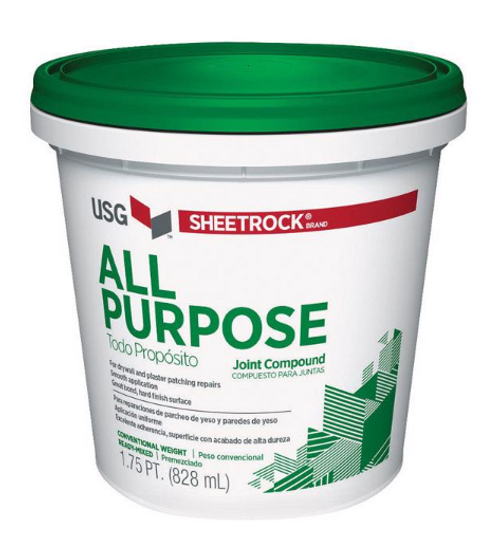 Sheetrock White All Purpose Joint Compound 1.75 pt - No. 380270 Sheetrock White All Purpose Joint Compound 1.75 pt - No. 380270