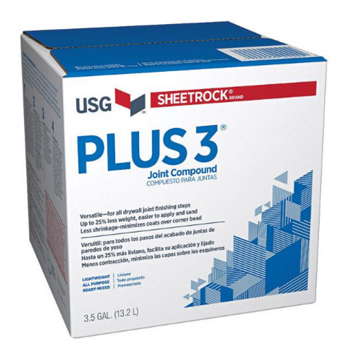 Sheetrock Plus 3 White All Purpose Joint Compound 3.5 gal - No. 383640 Sheetrock Plus 3 White All Purpose Joint Compound 3.5 gal - No. 383640
