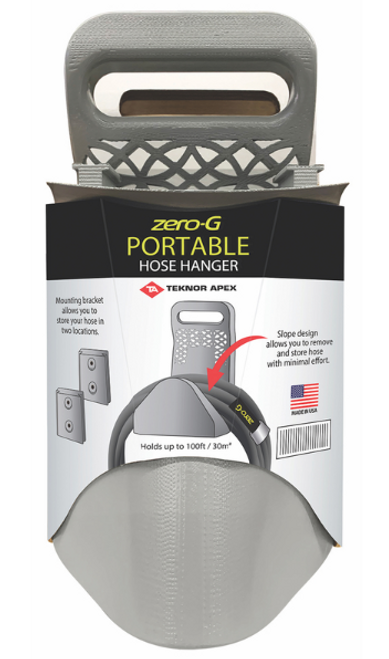 Apex Zero-G 100 ft. Gray Wall Mounted Hose Hanger - No. HM-100 Apex Zero-G 100 ft. Gray Wall Mounted Hose Hanger - No. HM-100