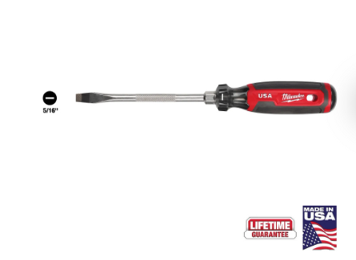 5/16" Slotted 6" Cushion Grip Screwdriver (USA) - No. MT207