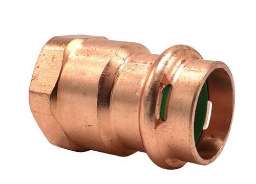 3/4 in. Press in. X 3/4 in. D FNPT in. Copper Adapter - No. SPWF22R