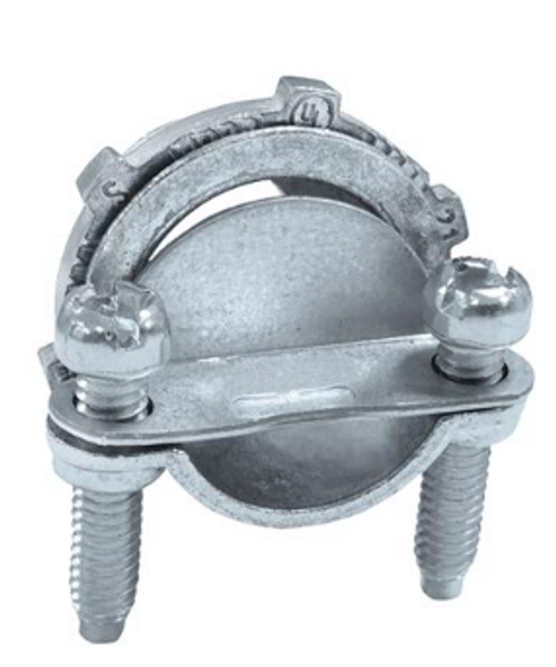 ProConnex NM/SE Clamp Clamp Connector 3/8 in. D 10 pk - No. 45650