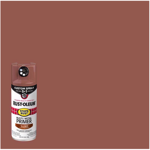 Stops Rust Flat Brown Primer Spray 12 oz - No. 384755