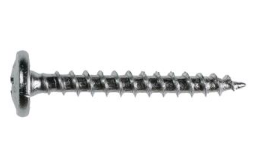 No. 8 Sizes X 1-1/4 in. L Phillips Wafer Head Serrated Structural Screws - No. SD8X1.25-R