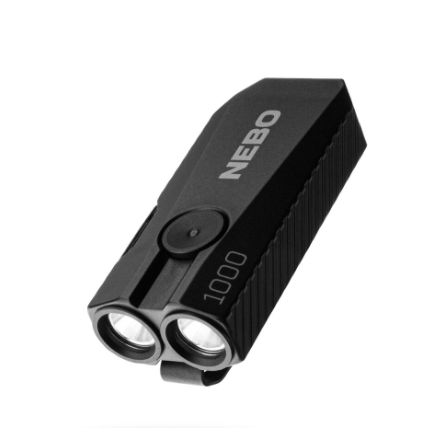 1K EDC Compact LED Pocket Light Black - No. NEB-POC-0021