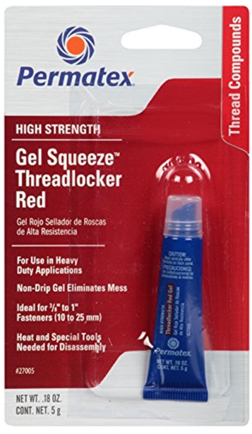High Strength Threadlocker Gel 0.2 oz - No. 27005