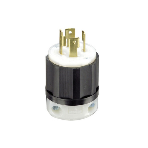 Locking Plug, 125/250V, 30 Amp, 3 Pole, NEMA L14-30P - No. 02711-0PB Locking Plug, 125/250V, 30 Amp, 3 Pole, NEMA L14-30P - No. 02711-0PB