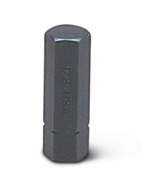 Fractional Impact Hex Bit Socket Replacement Bit, Multiple Sizes