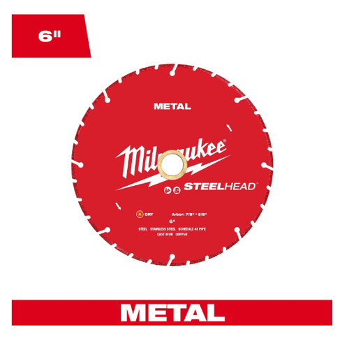 6” STEELHEAD™ Metal Cutting Diamond Blade - No. 49-93-7815 6” STEELHEAD™ Metal Cutting Diamond Blade - No. 49-93-7815
