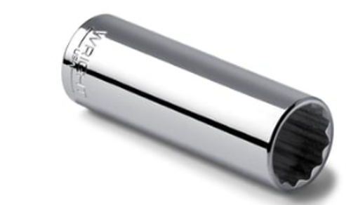 1/2" Drive, 12 Pt. Deep Socket, Sizes 3/8" - 1-1/2" 1/2" Drive, 12 Pt. Deep Socket, Sizes 3/8" - 1-1/2"