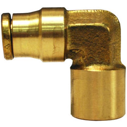 3/8" X 1/4" Push-In Female Elbow - No. 7012X8