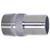 1" Stainless King Nipple x NPT Threaded End No Knurl - No. RST10 1" Stainless King Nipple x NPT Threaded End No Knurl - No. RST10