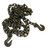 3/8" X 20' High Test Tow Binder Chain With Clevis Hooks- No. 1424-865-60