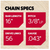 AdvanceCut R56 16 in. Chainsaw Chain 56 links - No. R56 AdvanceCut R56 16 in. Chainsaw Chain 56 links - No. R56