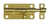 4 in. L Brass-Plated Steel Barrel Bolt - No. N151-688