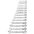 15pc SAE Flex Head Ratcheting Combination Wrench Set - No. 48-22-9413 15pc SAE Flex Head Ratcheting Combination Wrench Set - No. 48-22-9413