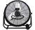 29.75 in. H X 24 in. D Drum Fan - No. 1PAFDRUM24