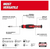 14-in-1 Multi-Bit Screwdriver W/ SHOCKWAVE Impact Duty™ Bits - No. 48-22-2915 14-in-1 Multi-Bit Screwdriver W/ SHOCKWAVE Impact Duty™ Bits - No. 48-22-2915