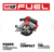 M12 FUEL™ 5-3/8" Circular Saw (Bare Tool) - No. 2521-20