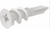 1/2 in. D X 1.5 in. L Nylon Ribbed Head Drywall Anchors 100 pk - No. 376647