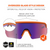 Skullerz AEGIR Safety Glasses, Sunglasses - Mirrored Lenses - No. 55019