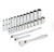 1/4" Drive 28pc Ratchet & Socket Set - Metric - No. 48-22-9504 1/4" Drive 28pc Ratchet & Socket Set - Metric - No. 48-22-9504