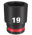 SHOCKWAVE Impact Duty™ 3/8"Drive 19MM Standard 6 Point Socket - No. 49-66-6143