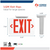Switch Hardwired LED White Exit Sign - No. 2889RX Switch Hardwired LED White Exit Sign - No. 2889RX
