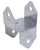 4 in. H X 4 in. W 18 Ga. Galvanized Steel Post Cap - BC4Z-R