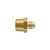 3/8" Male Flare Connector X 3/4" MPT, Yellow Brass - No. 41169