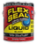 Black Flex Seal Liquid Rubber Sealant Coating, 1 GL - No. LFSBLKR01